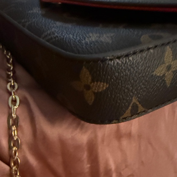 Designer inspired Brown Monogram Crossbody Bag - Picture 2 of 11